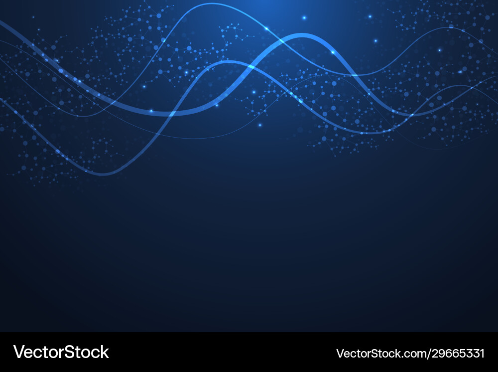 Geometric abstract background with connected line Geometric abstract background with connected line Vector Image