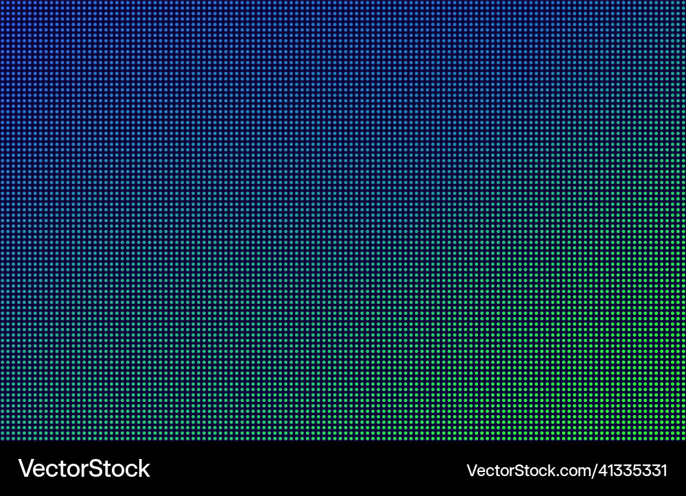 Led screen gradient background blue and green Vector Image