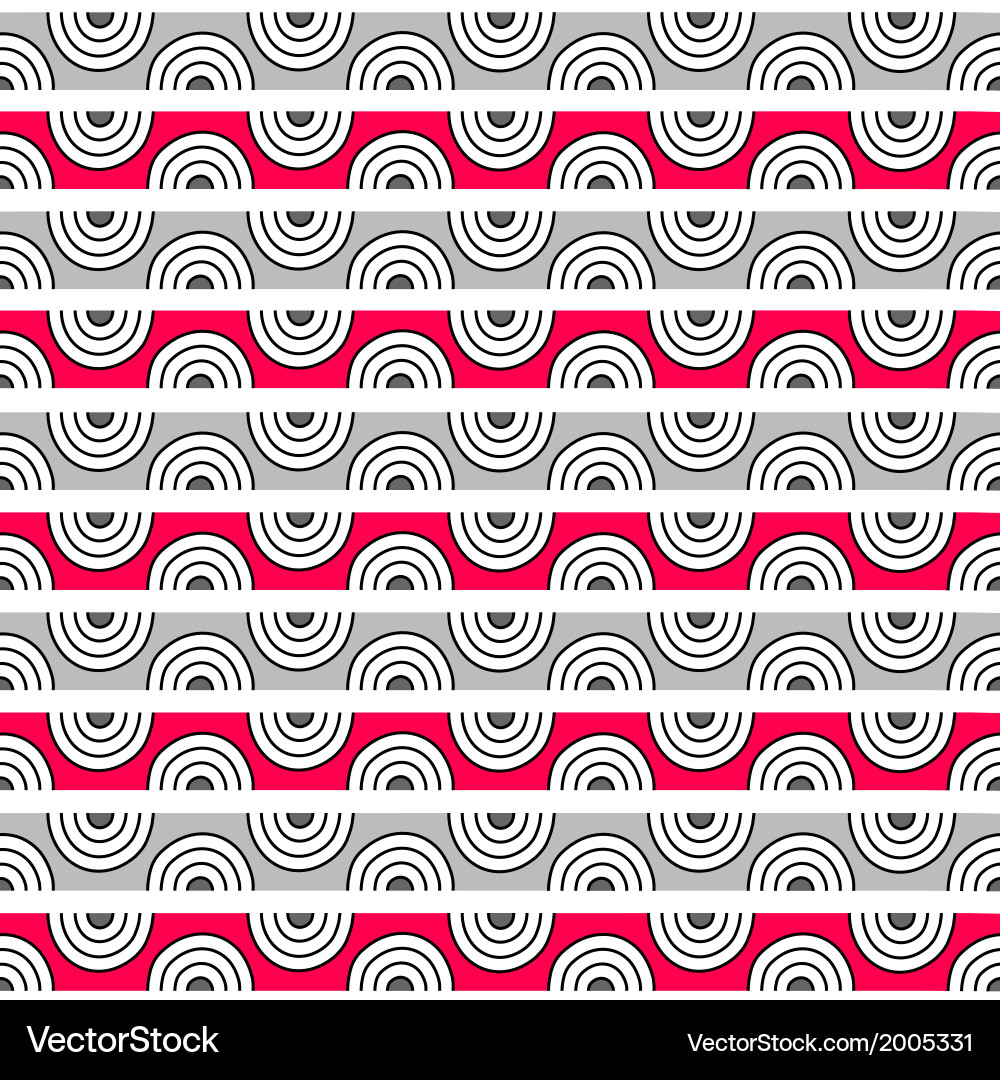 Semicircle pattern background Vector Image