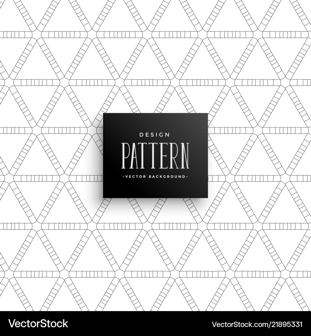 Triangle Line Pattern Background Vector Image