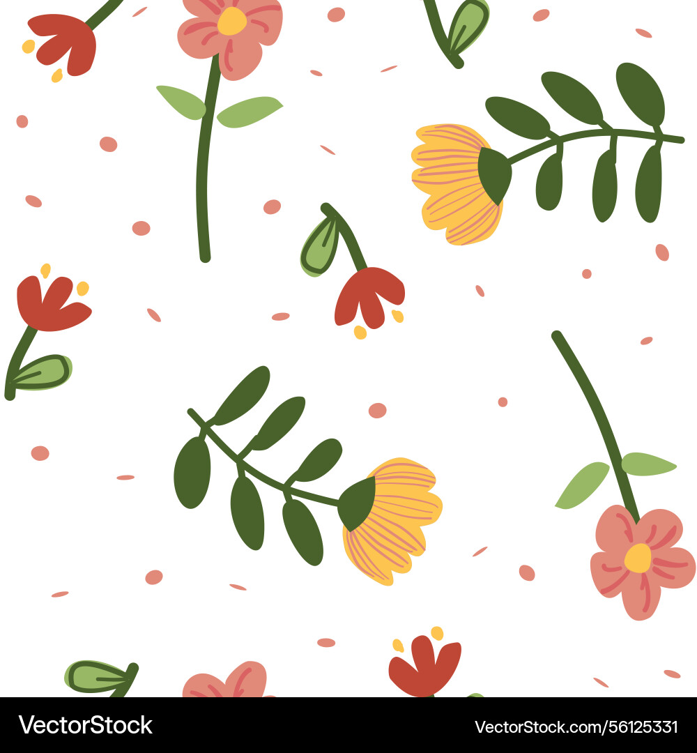 White background with a scattered pattern of red White background with a scattered pattern of red vector image