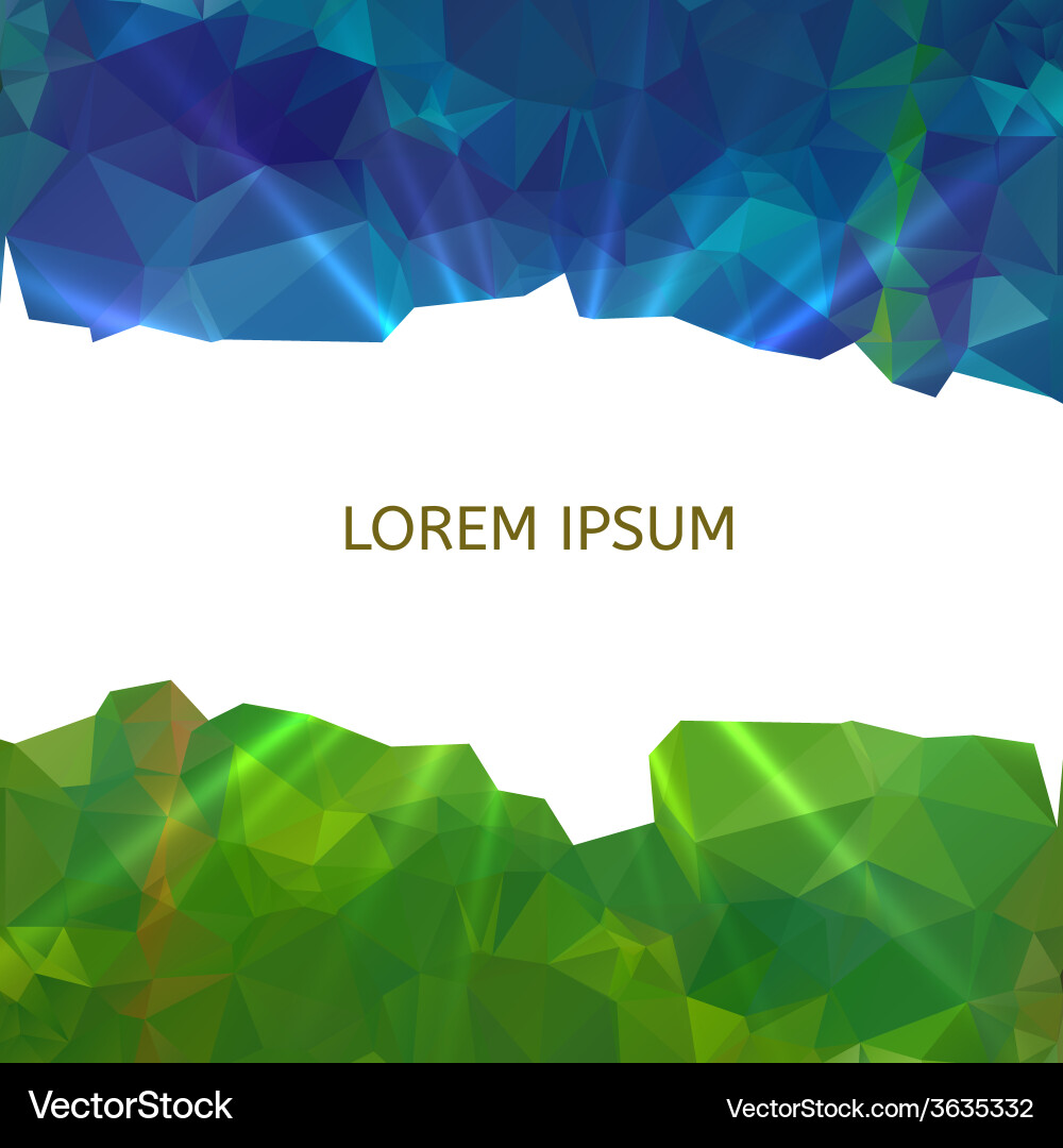 Abstract colorful triangles background Vector Image