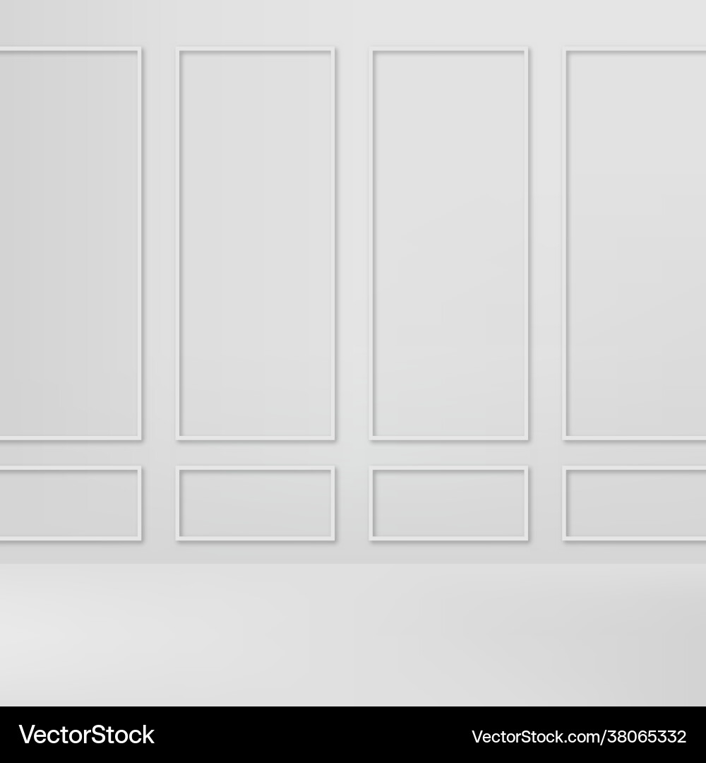 Abstract white gradient background empty studio Abstract white gradient background empty studio vector image
