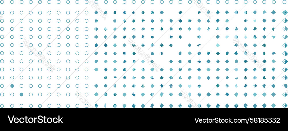 Dotted Grid Abstract Pattern Vector Image