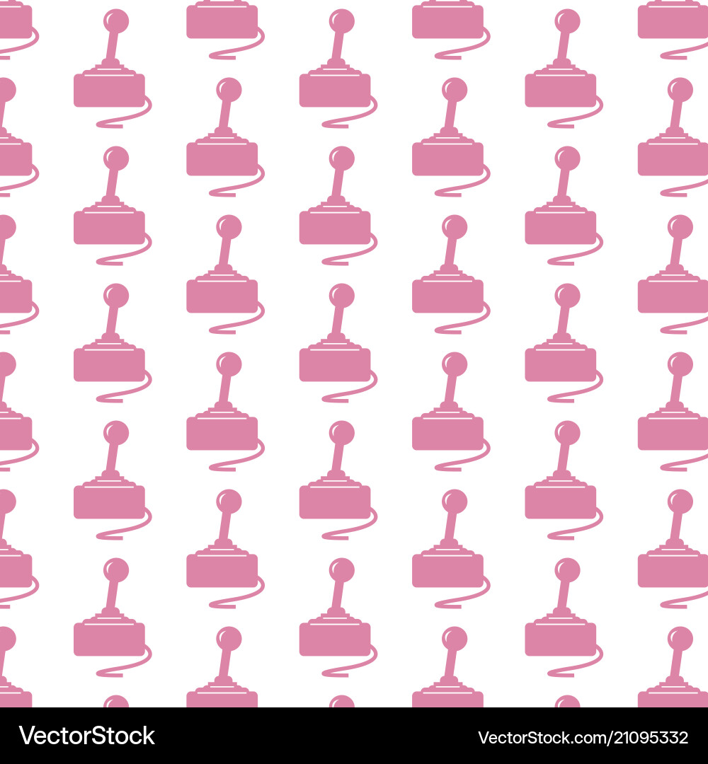 Game controller pattern background vector image