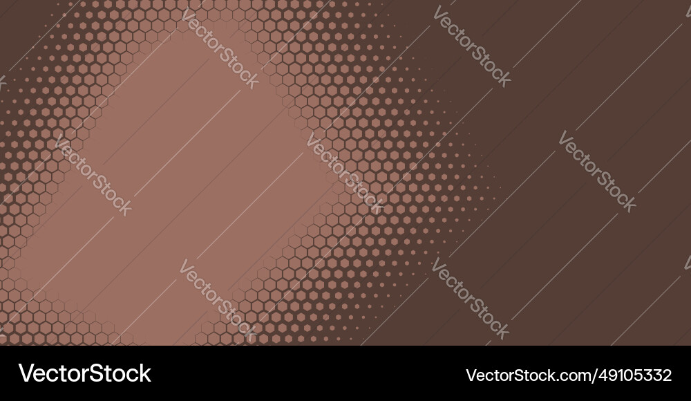 Geometric abstract hexagon two color background Vector Image