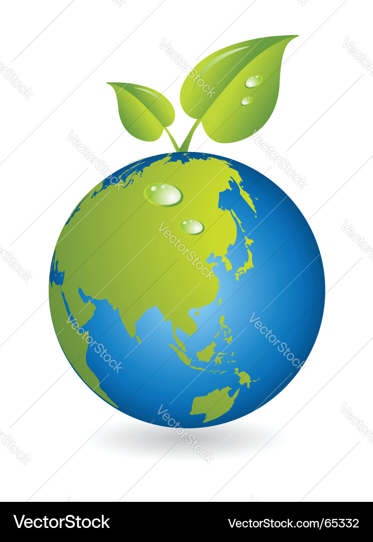 Global Map Icon vector image