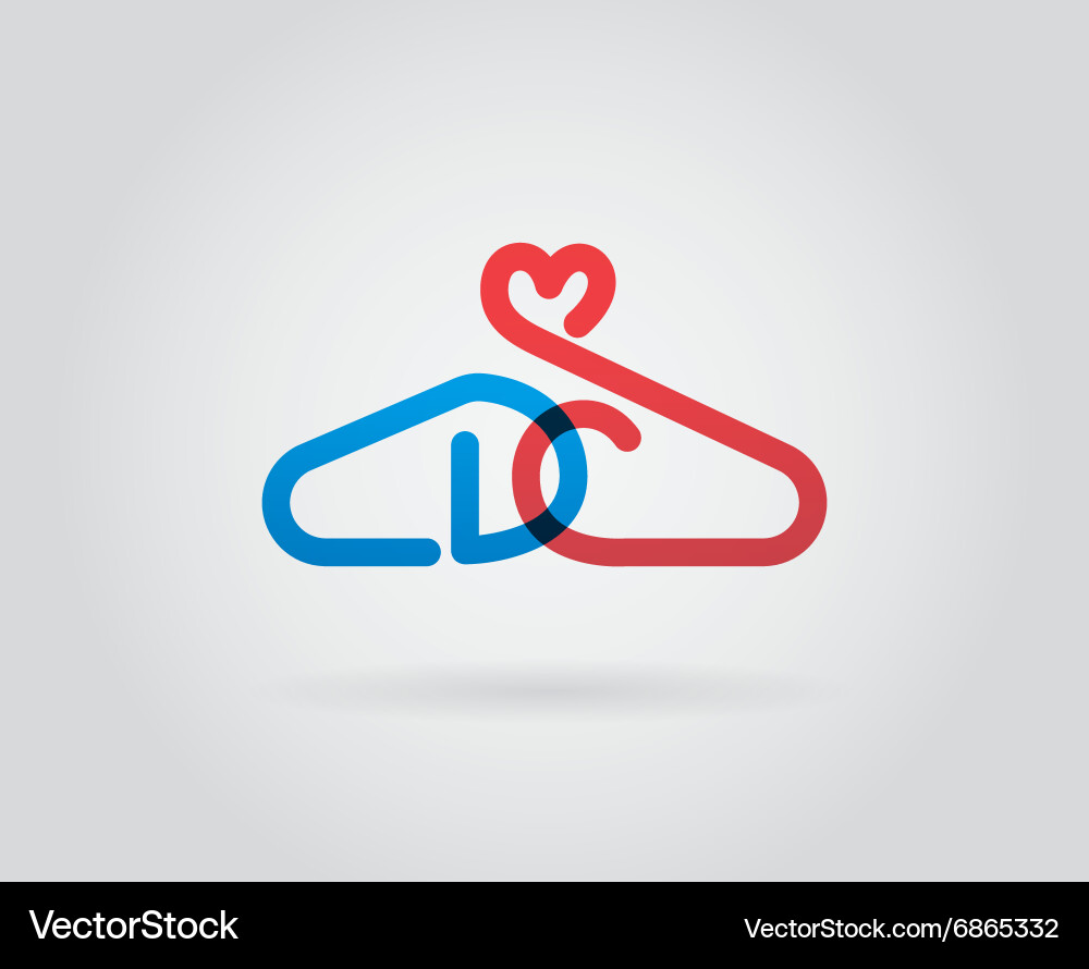 Logo icon design template elements in letter Vector Image