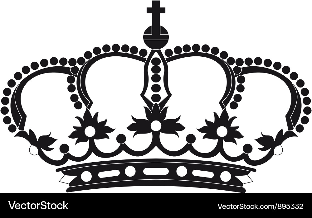 Regal crown Royalty Free Vector Image - VectorStock