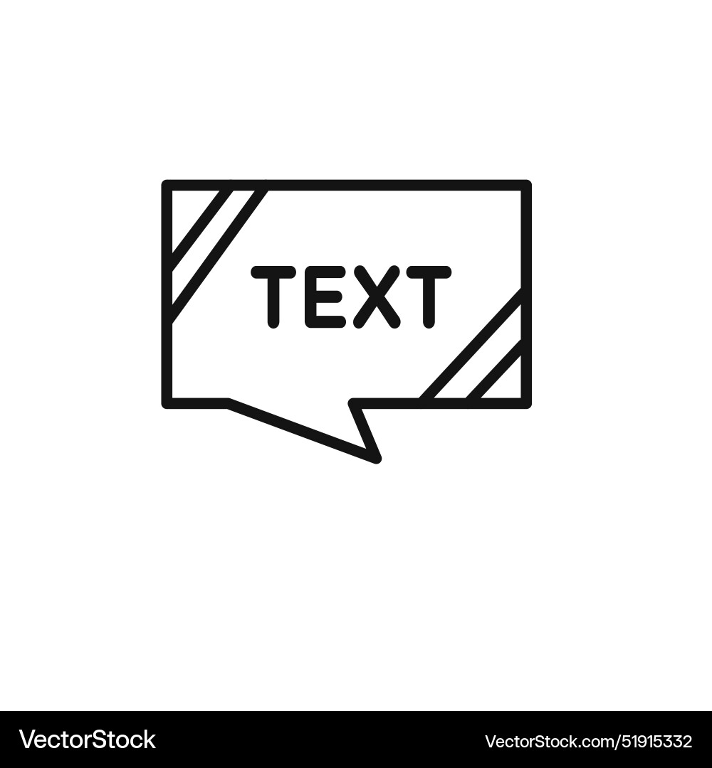 Text box icon set collection for web Text box icon set collection for web vector image