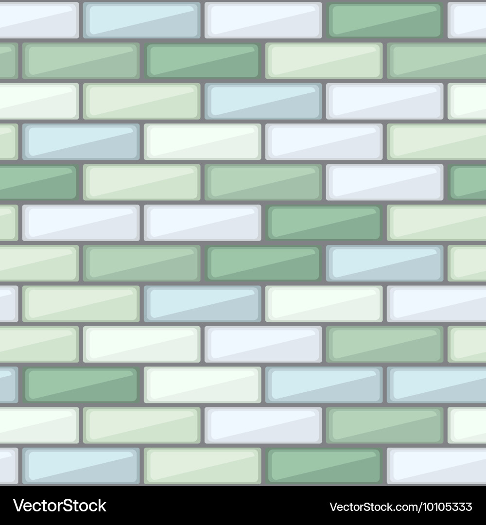 Abstract pattern with colorful brick elements vector image