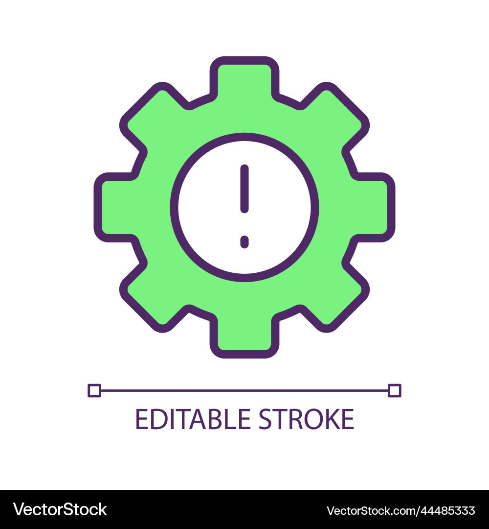 Adjusting problems rgb color icon Adjusting problems rgb color icon vector image