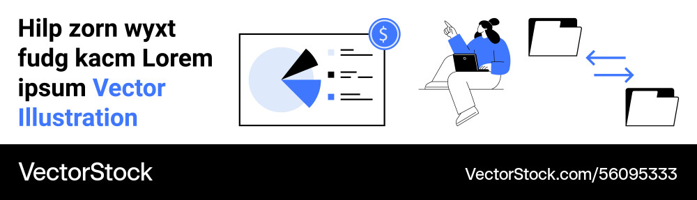 Data analysis with file sharing process and chart Data analysis with file sharing process and chart vector image