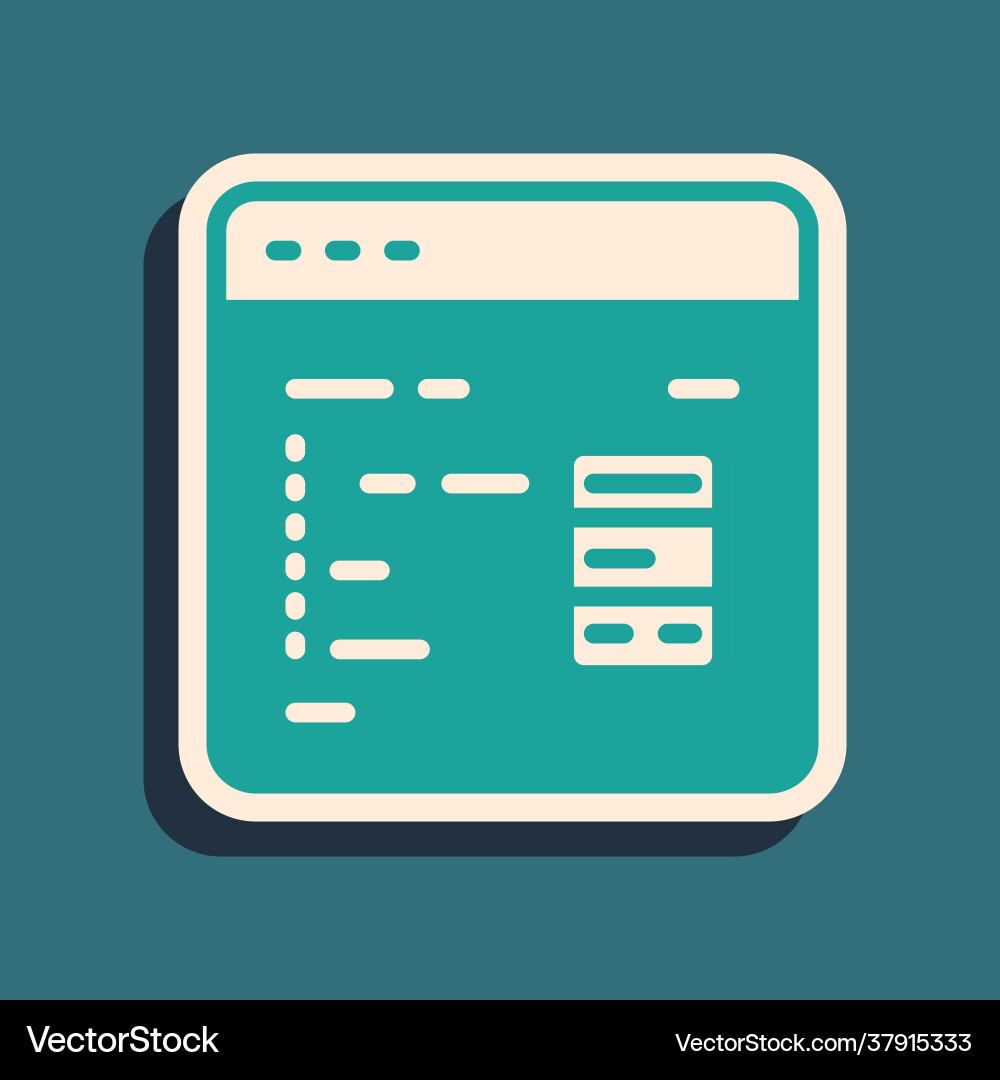 Green software web developer programming code Green software web developer programming code Vector Image