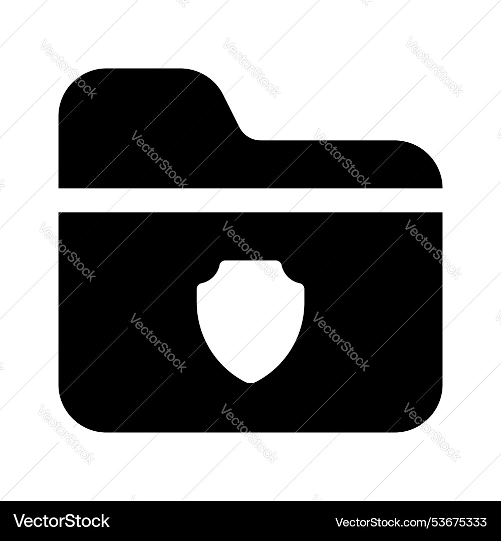 Secure folder Vector Image