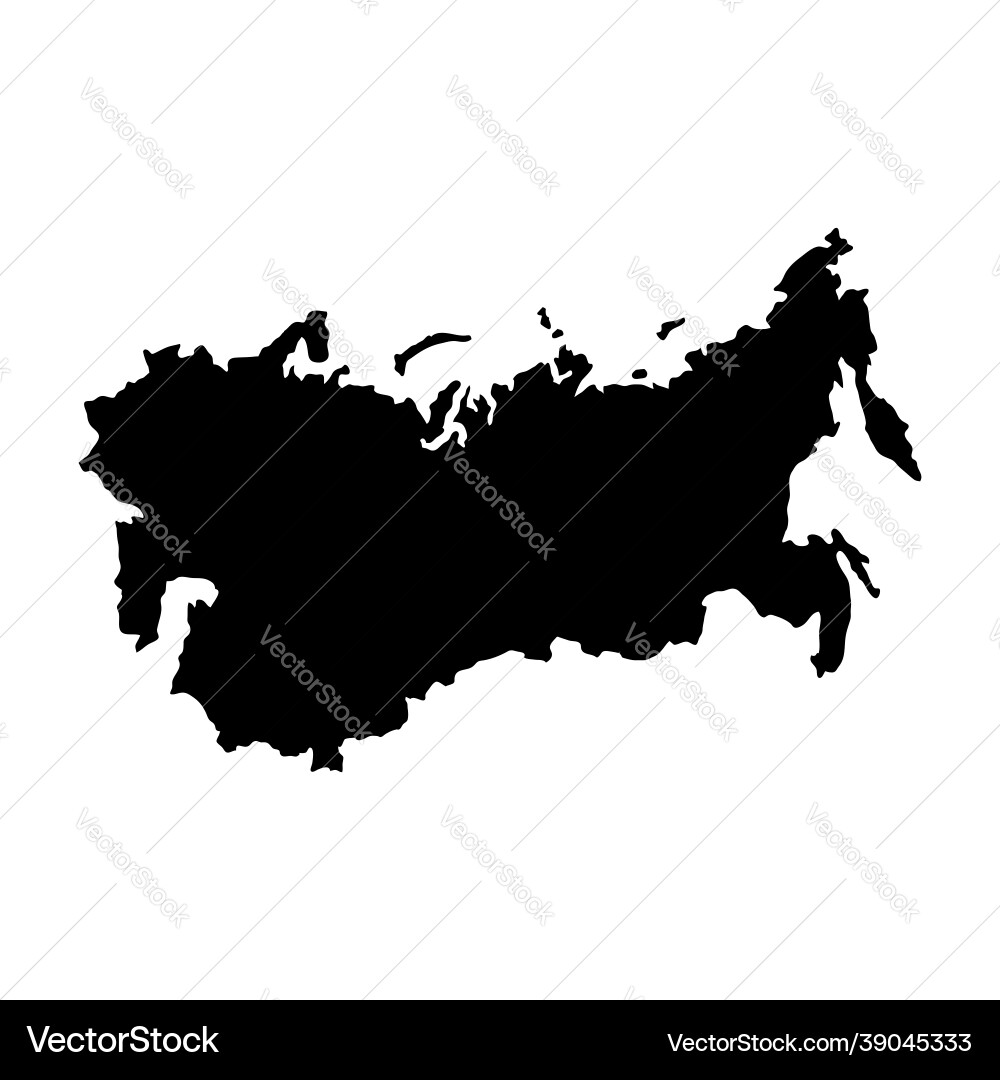Soviet Union Baltic Region Map Vector Image