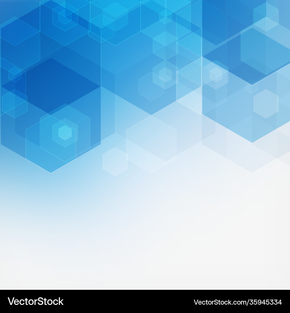 Abstract science background hexagon Abstract science background hexagon Vector Image