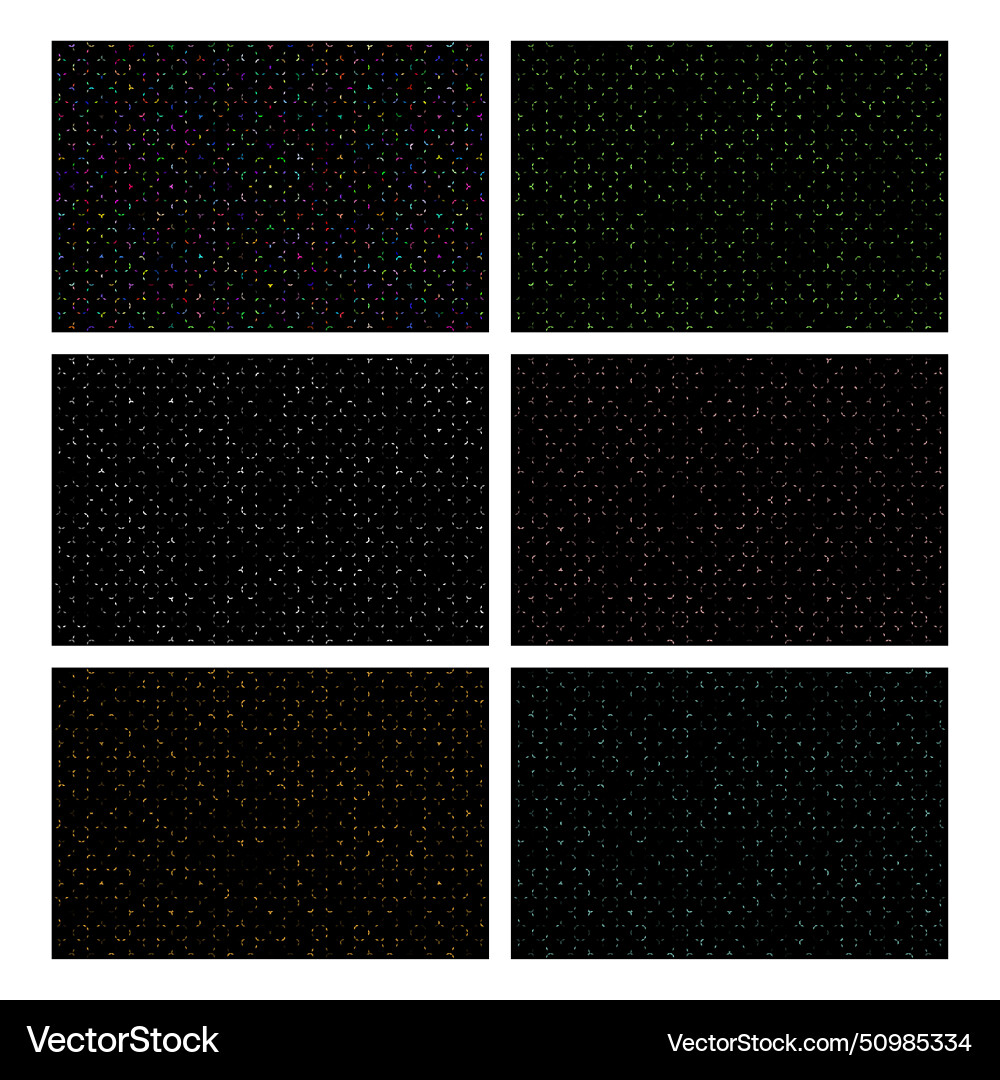 Abstract tech pattern particles background vector image