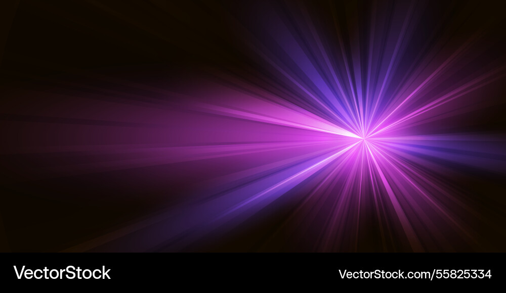Bright flash effect with rays and glare light Bright flash effect with rays and glare light vector image