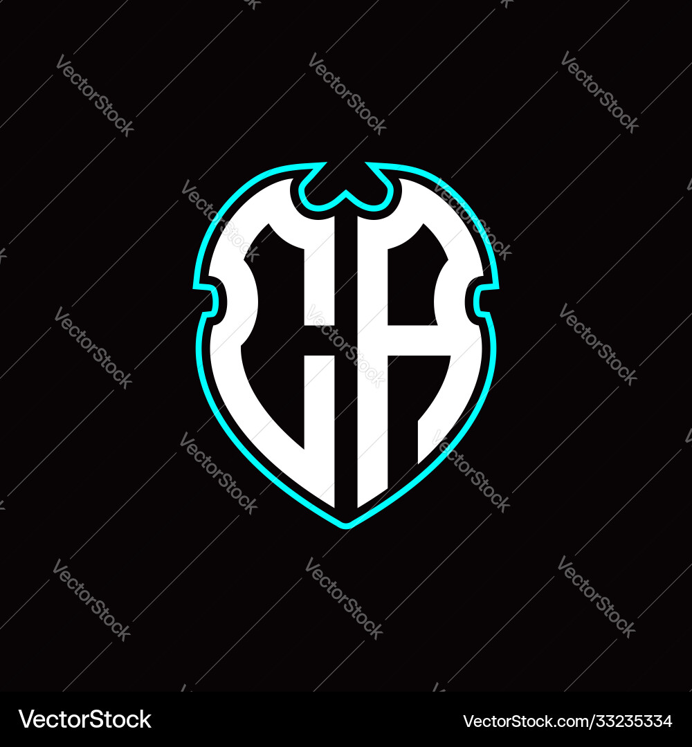 C a initial logo design with shield shape C a initial logo design with shield shape Vector Image