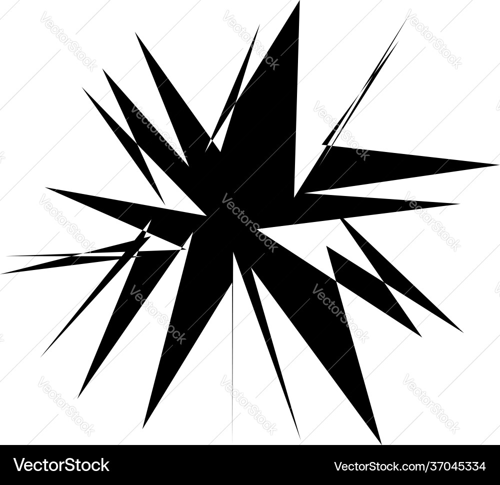 Edgy geometric random amorph amorphous shape Edgy geometric random amorph amorphous shape vector image