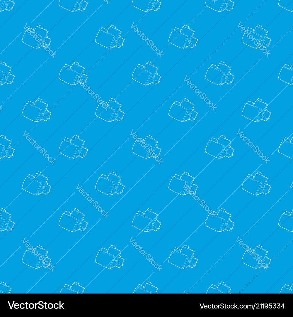 Folded database pattern seamless blue Folded database pattern seamless blue vector image