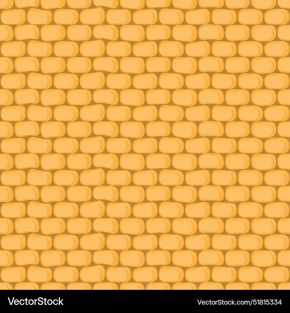 Seamless pattern with corn kernels texture Seamless pattern with corn kernels texture vector image