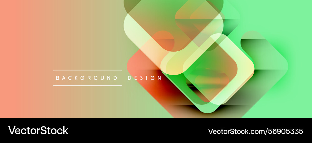 Abstract geometric shapes overlap creating Abstract geometric shapes overlap creating vector image