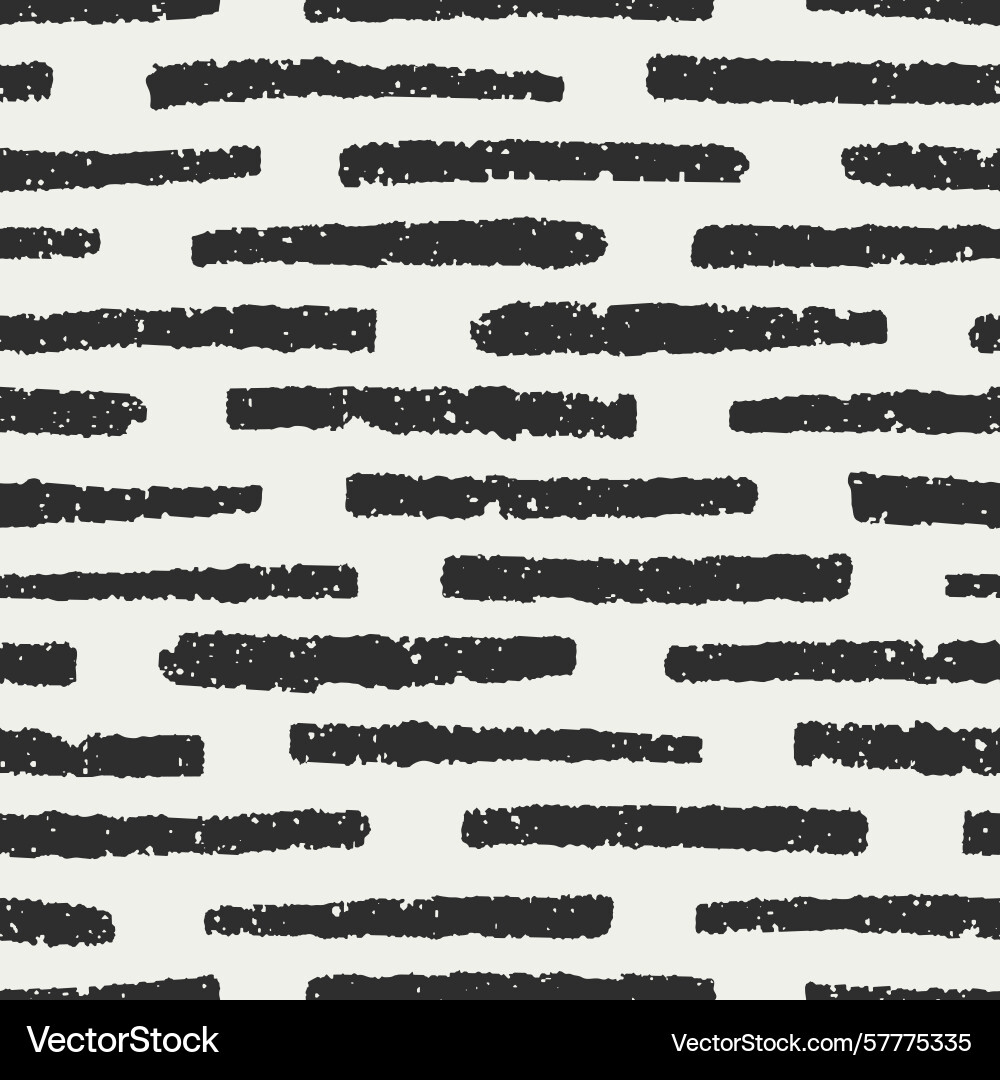 Abstract seamless pattern with rough grunge lines vector image