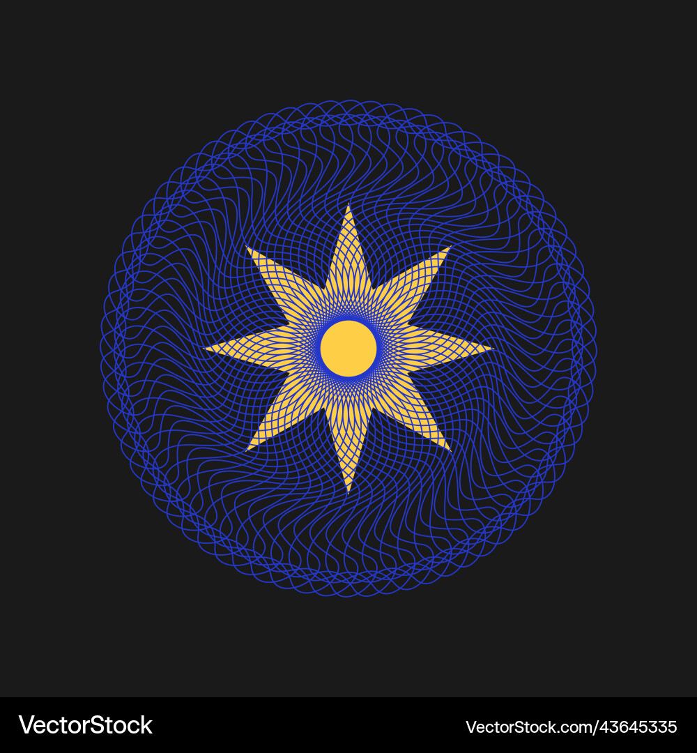 Dynamic Abstract Waves vector image
