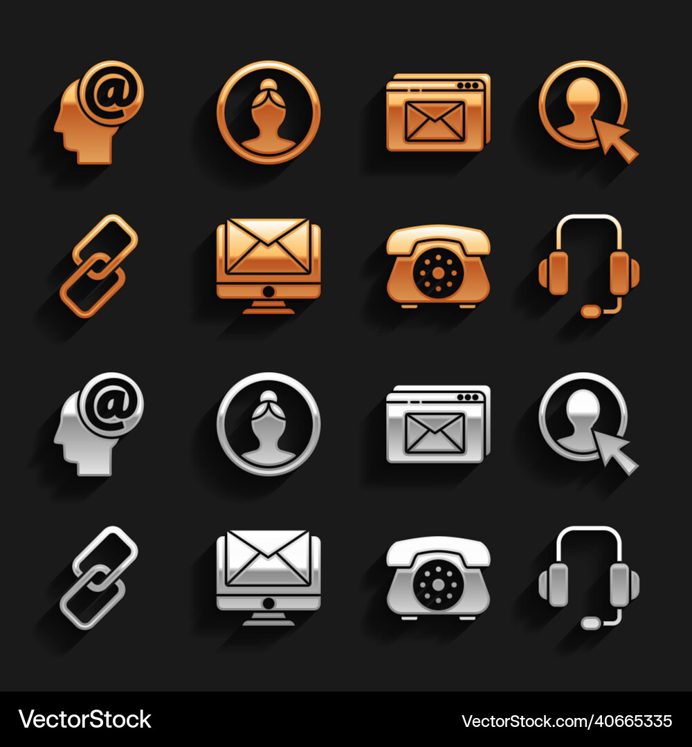 Set monitor and envelope create account screen Vector Image