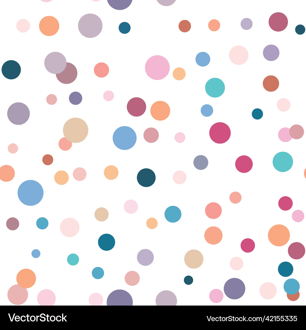 Tiny dots scattered colorful dot pattern seamless Tiny dots scattered colorful dot pattern seamless Vector Image