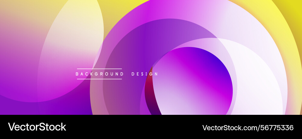 Abstract colorful layers create dynamic visual Abstract colorful layers create dynamic visual Vector Image