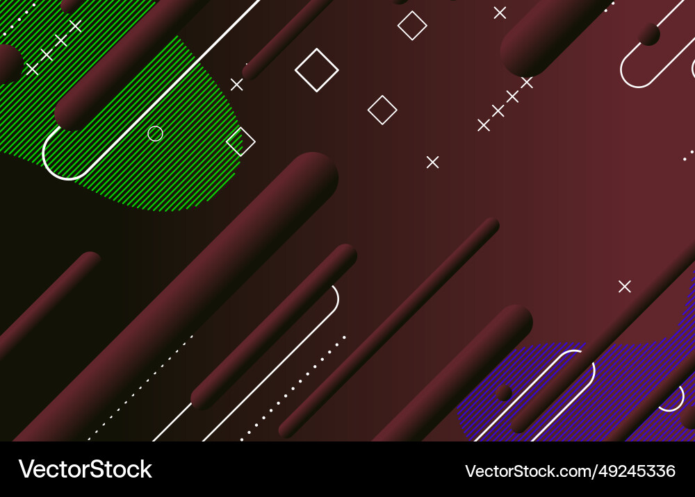 Abstract dark minimal geometric background design Vector Image