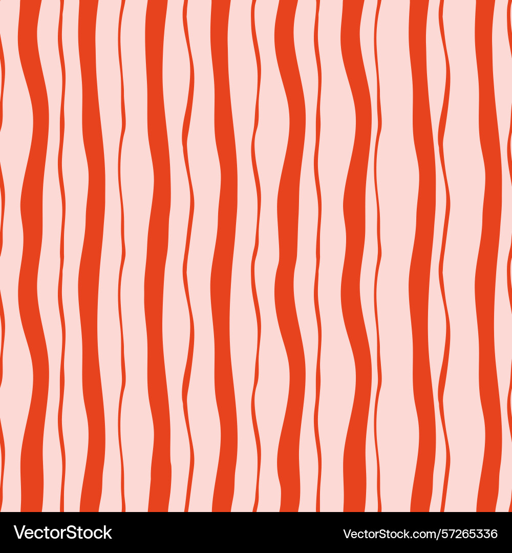 Abstract seamless pattern with wavy vertical Vector Image