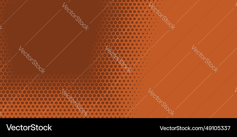 Geometric abstract hexagon two color background Vector Image