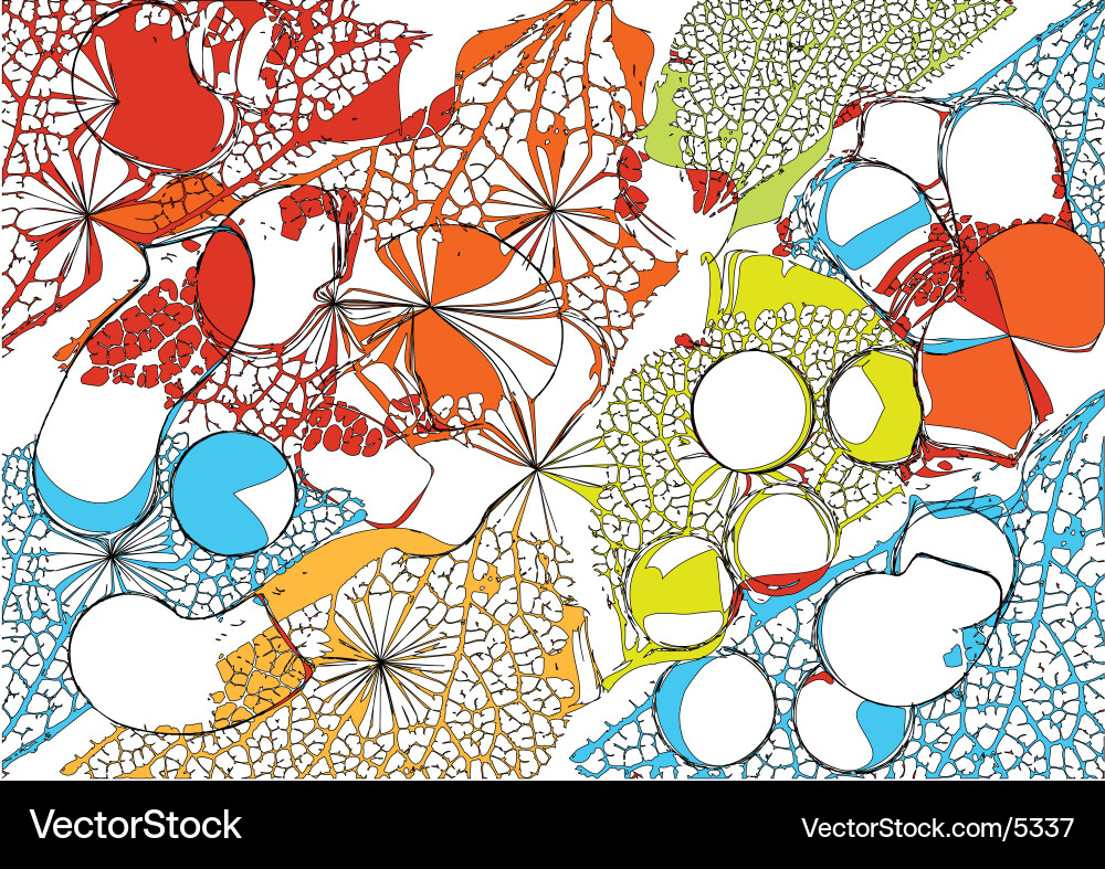 Iridescent Blob Pattern Vector Image