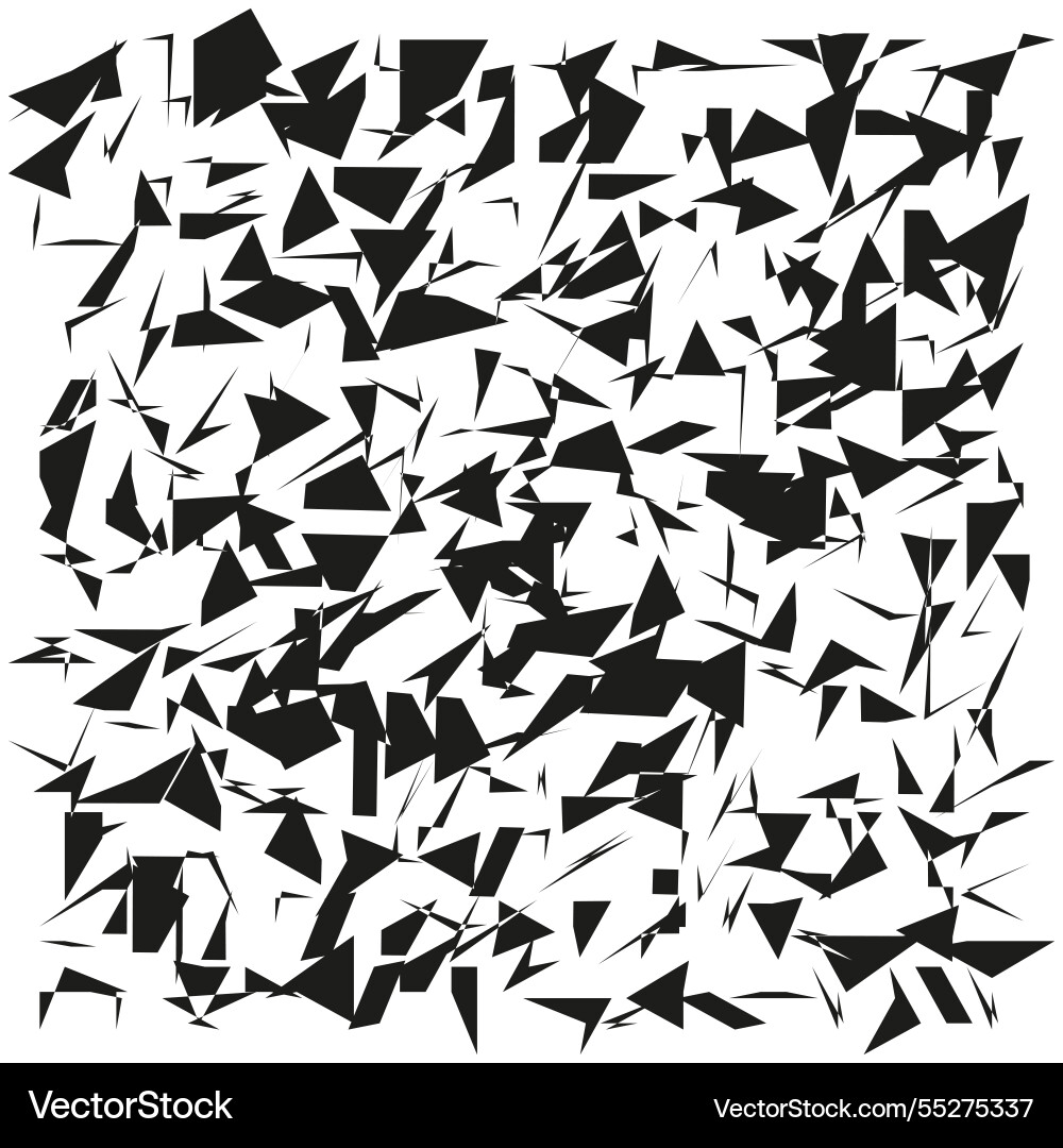 Random triangle shapes geometric abstract pattern Random triangle shapes geometric abstract pattern vector image
