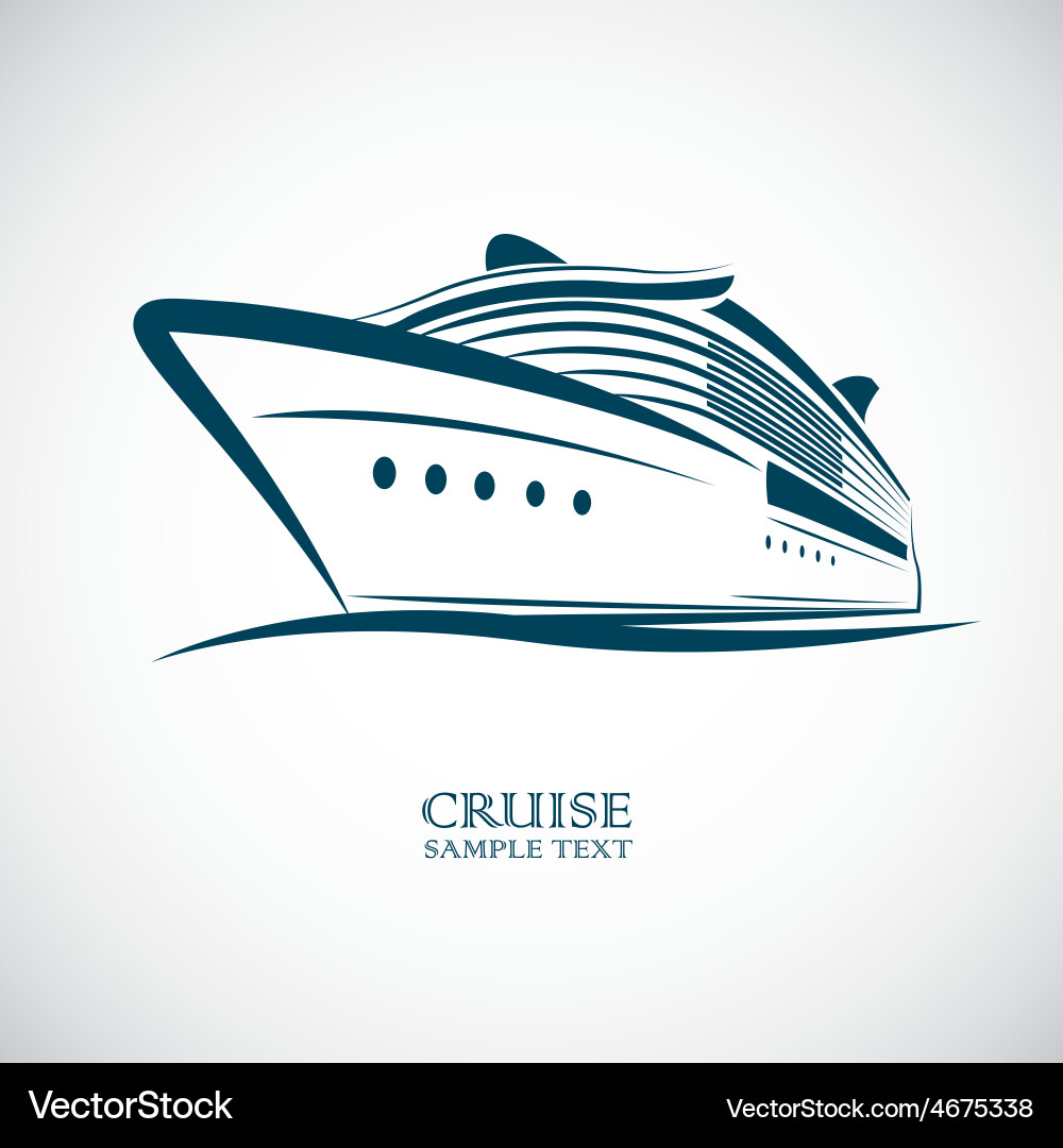 Cruise Royalty Free Vector Image - VectorStock