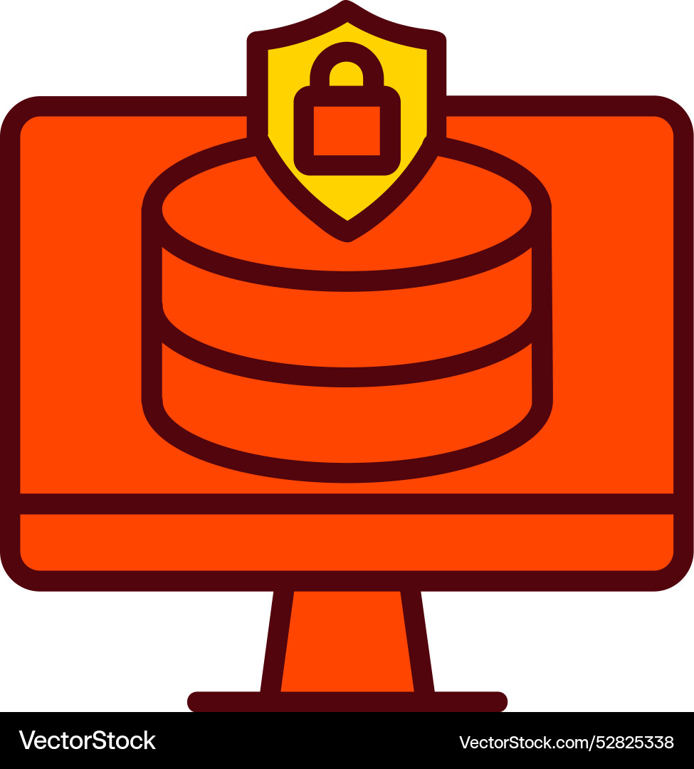 Database icon design Vector Image