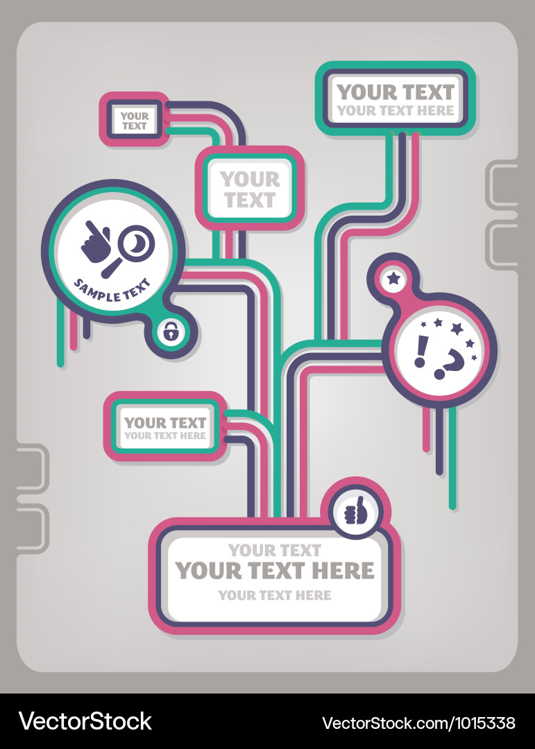Web design template Vector Image