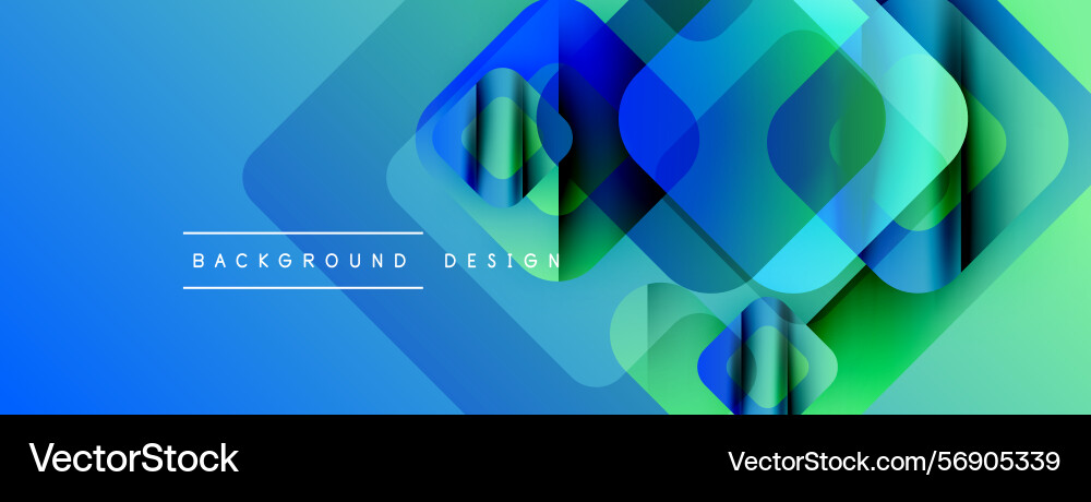 Abstract geometric shapes overlap creating Abstract geometric shapes overlap creating vector image
