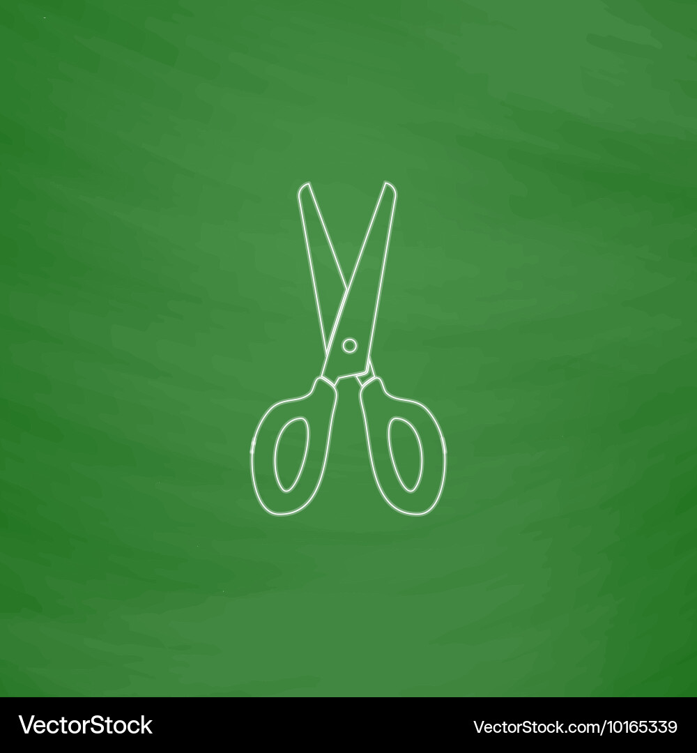 Scissors Computersymbol Scissors Computersymbol Vektorbild