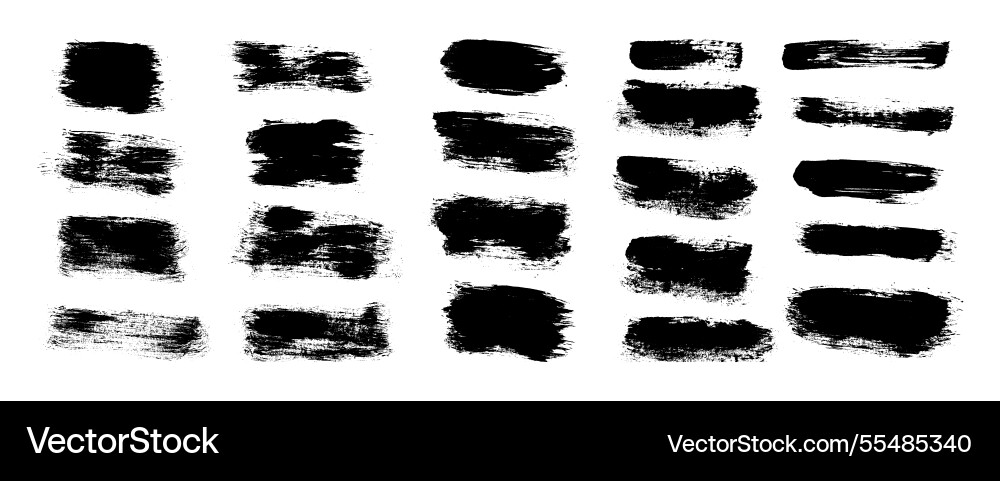 Dynamic ink marks expressive brush stroke texture Dynamic ink marks expressive brush stroke texture Vector Image