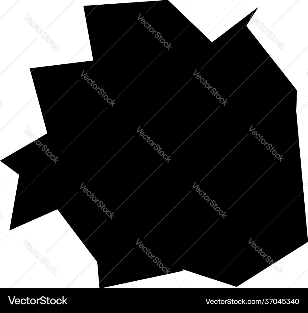 Edgy geometric random amorph amorphous shape Edgy geometric random amorph amorphous shape vector image