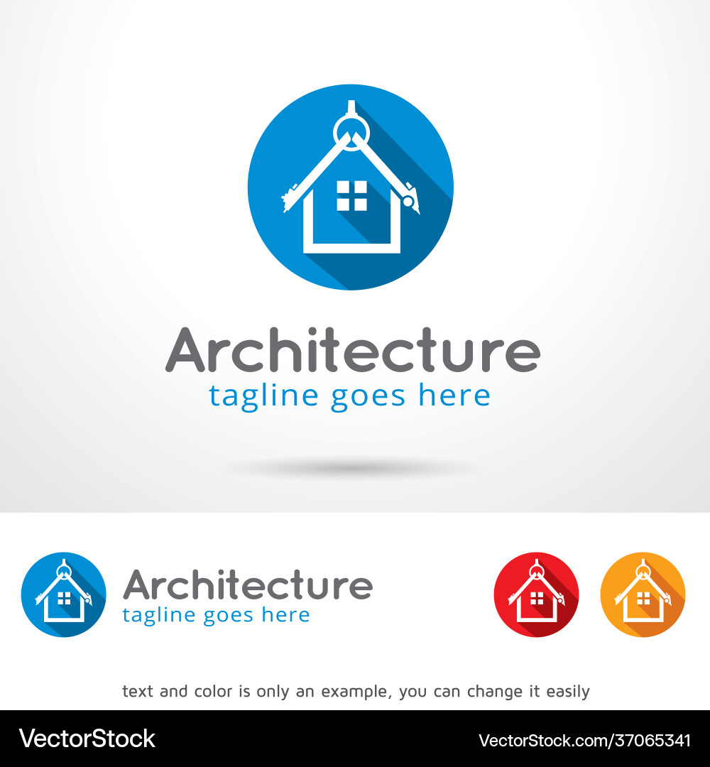 Architecture Symbol Icon Set vector image