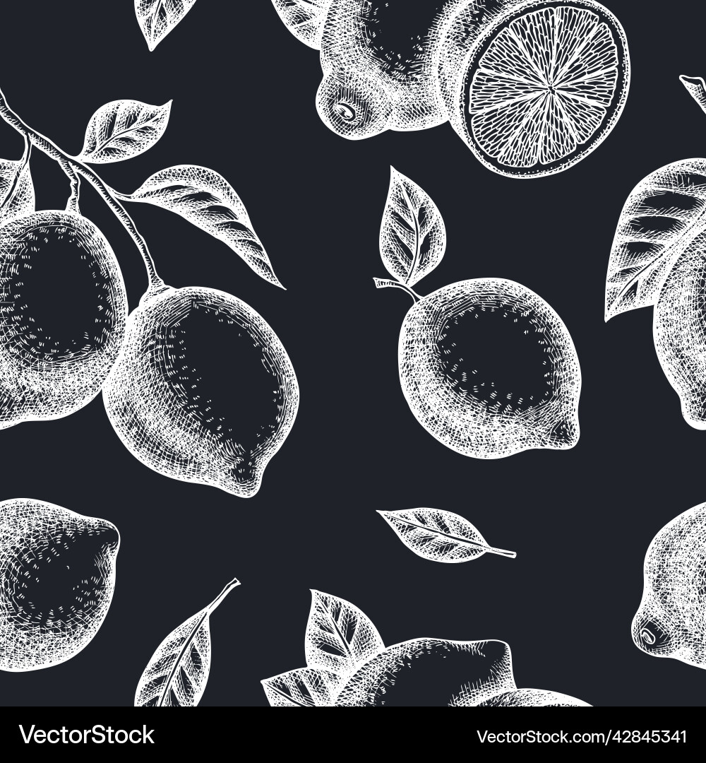Citrus seamless pattern background design Citrus seamless pattern background design vector image