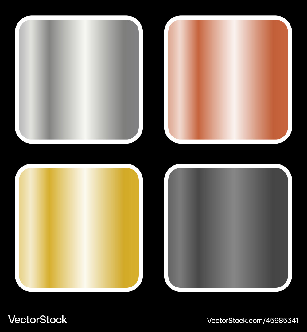 Collection of subtle gradient backgrounds Vector Image