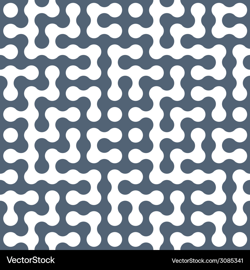 Connected dots geometric seamless pattern Vector Image