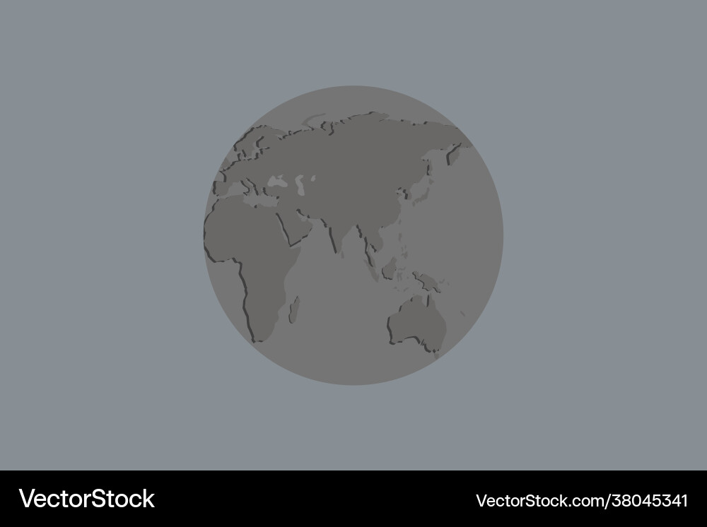 Dark color planet on a background Dark color planet on a background Vector Image